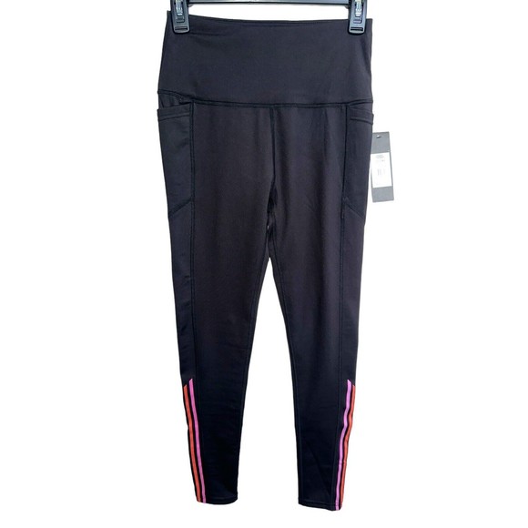 Womens Fleece Lined Leggings Small High Waisted Shaping Leggings Reinforced - Picture 13 of 16